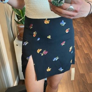 Reformation Margot Skirt Fruit Salad NWT